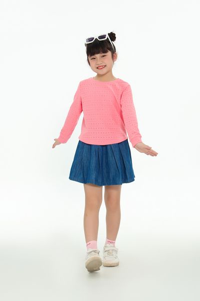  Áo T-shirt bé gái dài tay GTL317R 