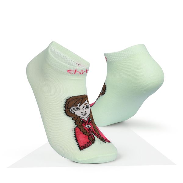  Tất bé gái Chiho dệt họa tiết công chúa Anna CSG13-07 