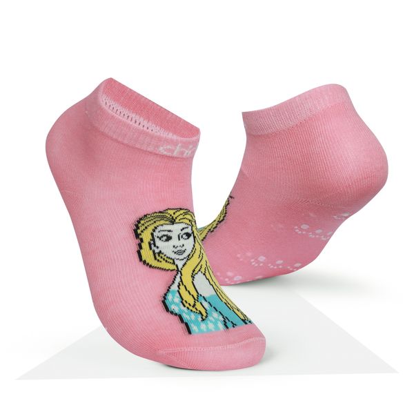  Tất bé gái Chiho dệt họa tiết công chúa Elsa CSG13-06 