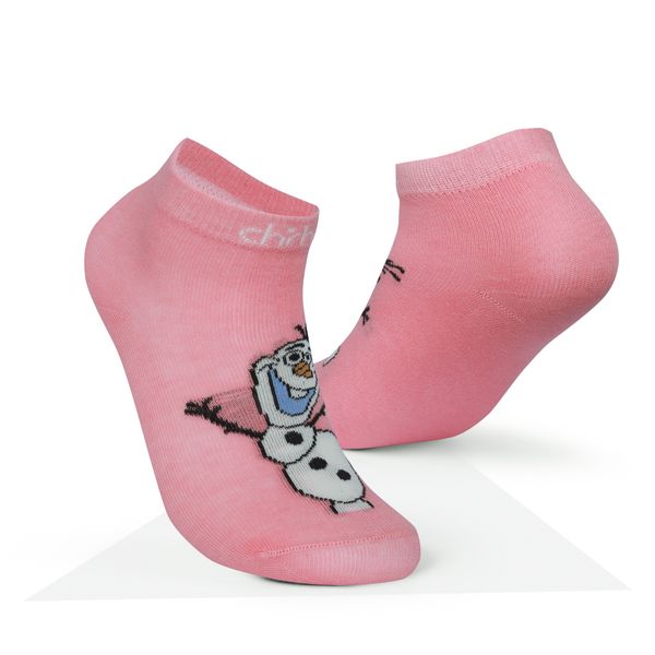  Tất bé gái Chiho dệt họa tiết người tuyết Olaf CSG13-08 