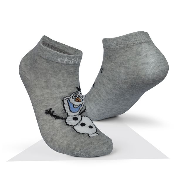  Tất bé gái Chiho dệt họa tiết người tuyết Olaf CSG13-08 