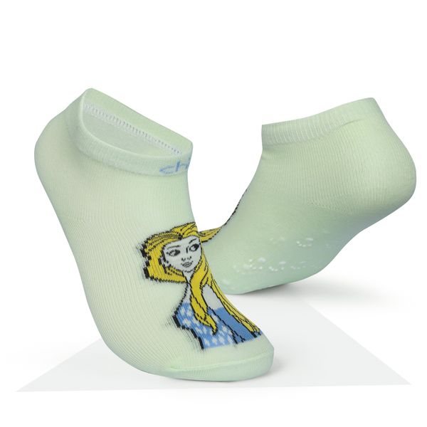  Tất bé gái Chiho dệt họa tiết công chúa Elsa CSG13-06 