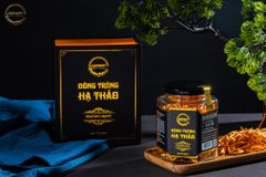 Set Quà Khởi Sắc - Đông Trùng Hạ Thảo 12.5Gr, Nhụy Hoa Nghệ Tây Saffron Jahan, Bình Hoa Cúc