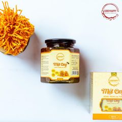 Quà Tặng Phúc Lộc Thọ Khang - Đông Trùng Hạ Thảo Nguyên Con Ký Chủ 10Gr, ĐTHT Khô 12.5Gr, Mật Ong ĐTHT 350mL