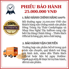 Quà Tặng Thịnh Vượng - 2 Hộp Đông Trùng Hạ Thảo Sấy Thăng Hoa 12.5g, Tặng Linh Chi va Hoa Sâm, Tam Thất