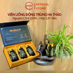 Viên Uống Đông Trùng Hạ Thảo Nguyên Chất 100% CordyHappy (Hộp 120 Viên)