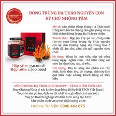 Bộ Quà Tặng Sum Vầy Tâm Giao - Đông Trùng Hạ Thảo Thượng Hạng CordyHappy