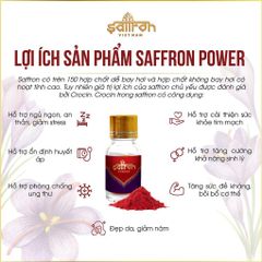 Bột Nhụy hoa Nghệ Tây Saffron Powder 1Gr