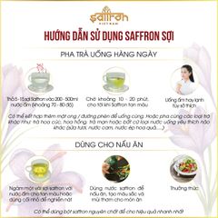 Nhụy Hoa Nghệ Tây Saffron Jahan Loại Super Negin Đạt Chứng Nhận ISO3632 - Hộp 1Gr