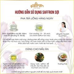 Set 3 Nhụy Hoa Nghệ Tây Saffron Salam 100% Organic - Tặng 250mL Mật Ong Ngâm Saffron Salam 1Gr