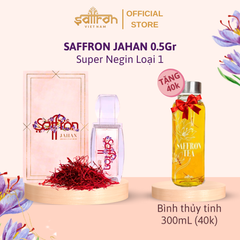 Nhụy Hoa Nghệ Tây Saffron Jahan Loại Super Negin Đạt Chứng Nhận ISO3632 - Hộp 1Gr