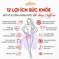 Set Quà Khởi Sắc - Đông Trùng Hạ Thảo 12.5Gr, Nhụy Hoa Nghệ Tây Saffron Jahan, Bình Hoa Cúc