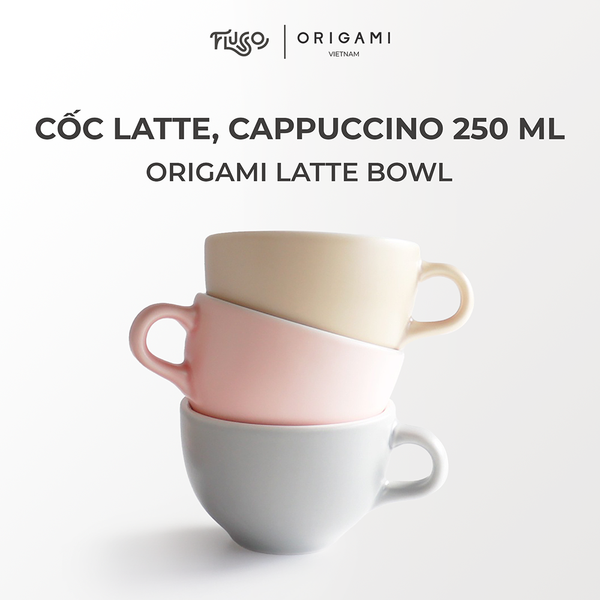  Cốc sứ Origami Latte Bowl 