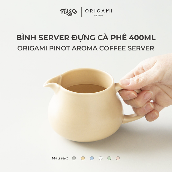  Bình sứ đựng cà phê Origami Pinot Server 