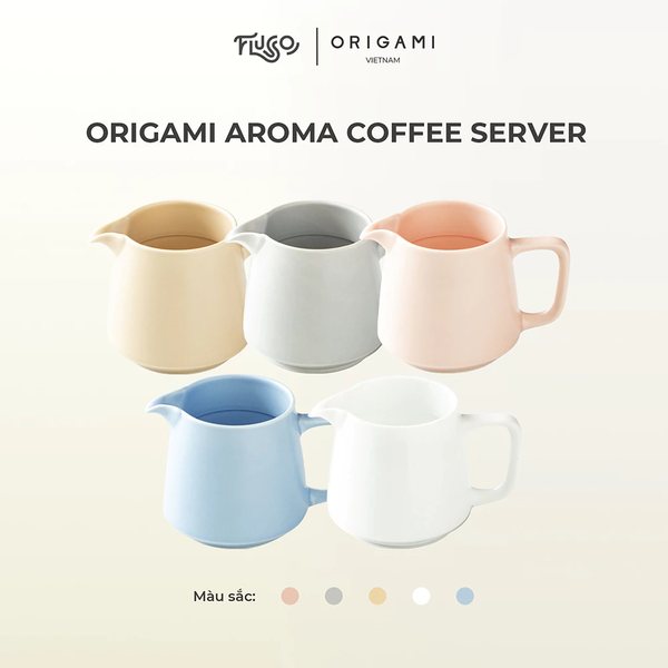  Bình sứ đựng cà phê Origami Aroma Server 