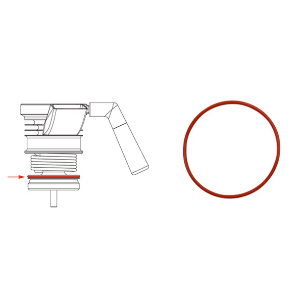  Vòng silicone thay thế trong khoang chứa nước - Boiler O-ring Seal 9Barista 