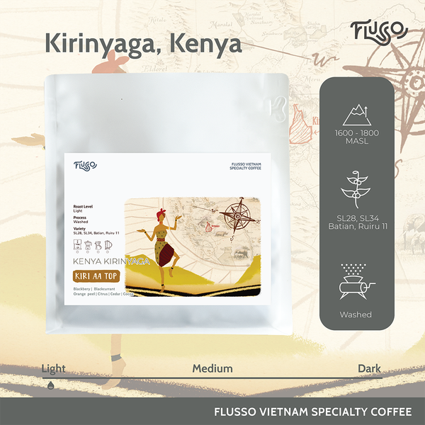  Cà Phê Specialty Kenya Kirinyaga Kiri AA Top 