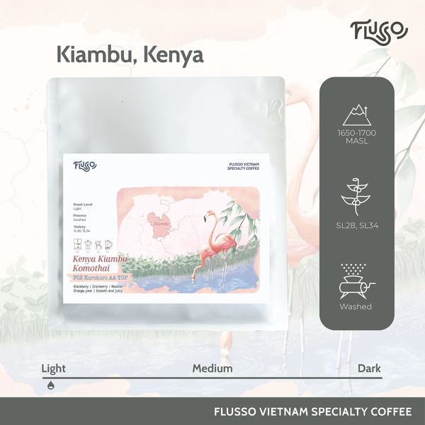 Cà phê Kenya Kiambu Komothai FCS Korokoro AA TOP 