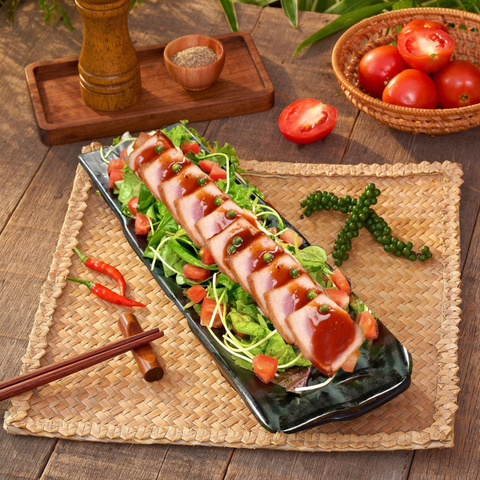  Cá ngừ áp chảo tiêu xanh 