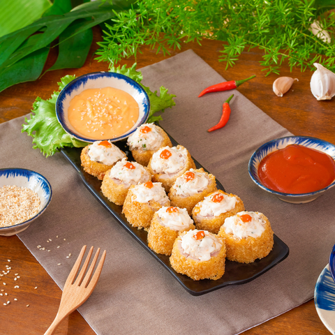  Cá ngừ cuộn phô mai 