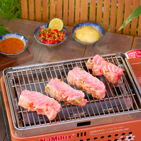  Lườn cá ngừ nướng tảng 