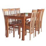  BỘ BÀN ĂN 1M6 K2 + 6 GHẾ SI 2001 