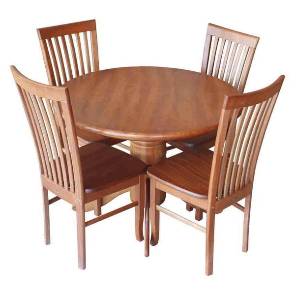  BỘ BÀN TRÒN 1M + 4 GHẾ SI 2002 