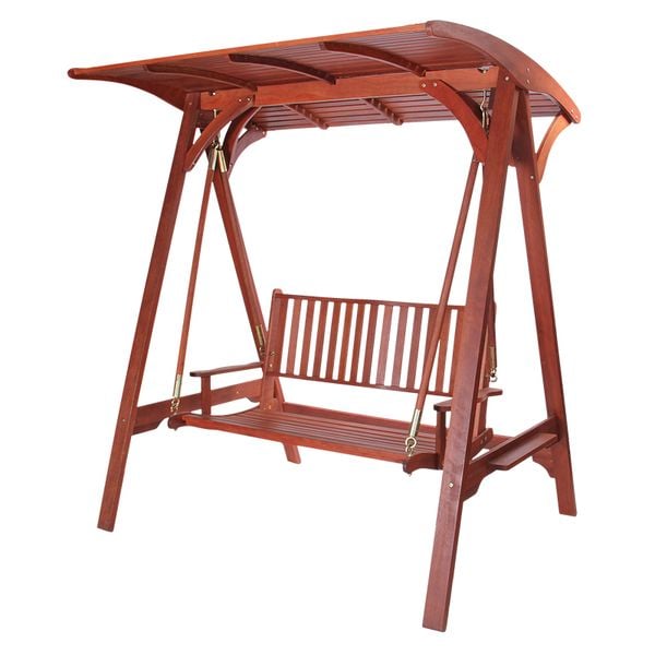 Ghế xích đu gỗ dầu