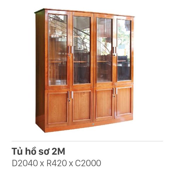  TỦ HỒ SƠ 2M 4 CÁNH (rộng 42cm) 