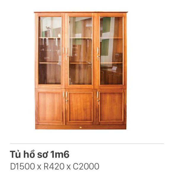  TỦ HỒ SƠ 1M5 3 CÁNH (rộng 42cm) 