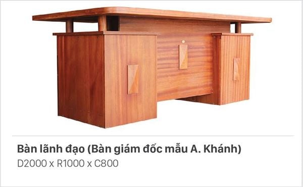  BÀN LÃNH ĐẠO 2M 