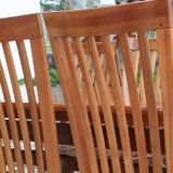  BỘ BÀN ĂN OVAL 1M6 + 6 GHẾ SI 2001 