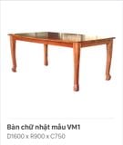  BÀN CHỮ NHẬT 1M6 VM1 