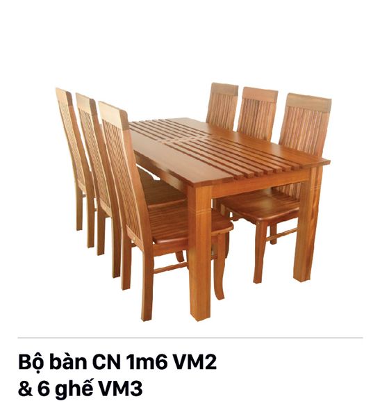  BÀN CHỮ NHẬT 1M6 VM2 