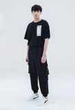  CARGO JOGGER PANTS - Quần dài túi hộp màu đen 