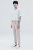  CARROT TAPERED SLACKS - Quần dài kem ống lửng 