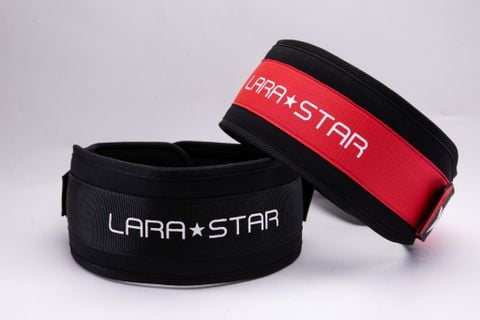 Đai Lưng Tập Gym LaraStar LS0802, Chất Liệu Cao Su Bền, Có Khóa Điều Chỉnh, Lớp Vải Thoáng Khí