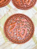  Chữ phúc gỗ hương 