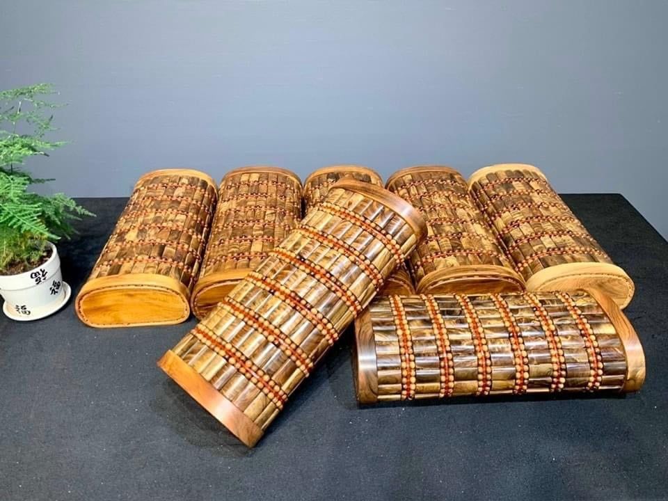  GỐI GỖ BÁCH XANH 