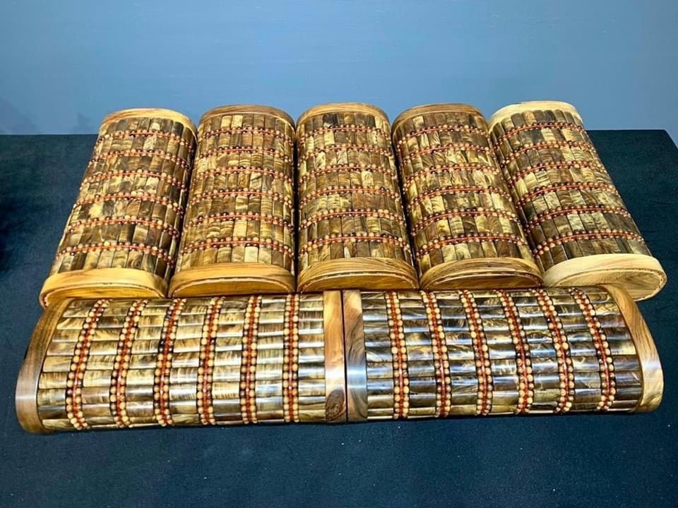  GỐI GỖ BÁCH XANH 