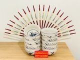  Bộ 10 Bát Cơm Hoa Tiết Cổ Xuất Xứ Bát Tràng 