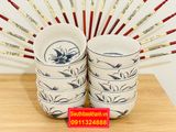  Bộ 10 Bát Cơm Hoa Tiết Cổ Xuất Xứ Bát Tràng 