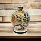  Bình hút tài Lộc ngàn hoa 25 cm vẽ vàng 