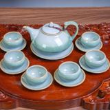  Bộ ấm chén men ngọc Bát Tràng 