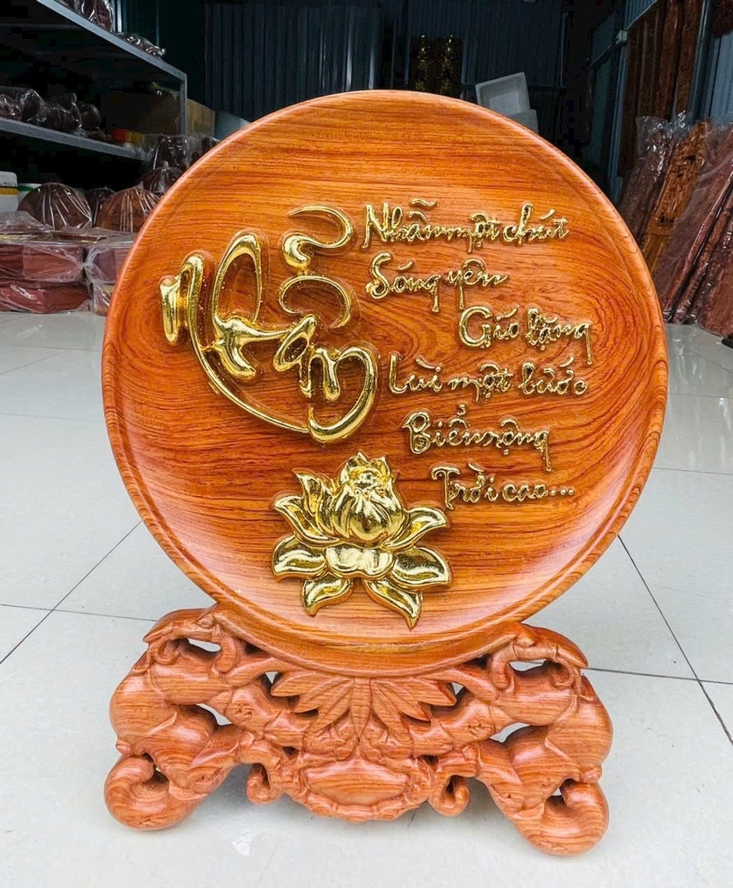  TRANH ĐĨA THƯ PHÁP CHỮ NHẪN 