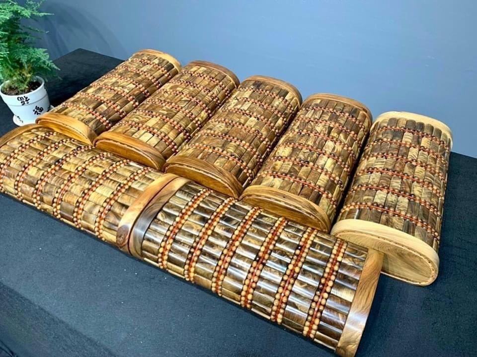  GỐI GỖ BÁCH XANH 