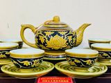  Bộ Ấm Chén Hoa Sen Phù Điêu hàng Đẹp 
