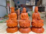  BỘ TƯỢNG TAM THÁNH GỖ HƯƠNG 
