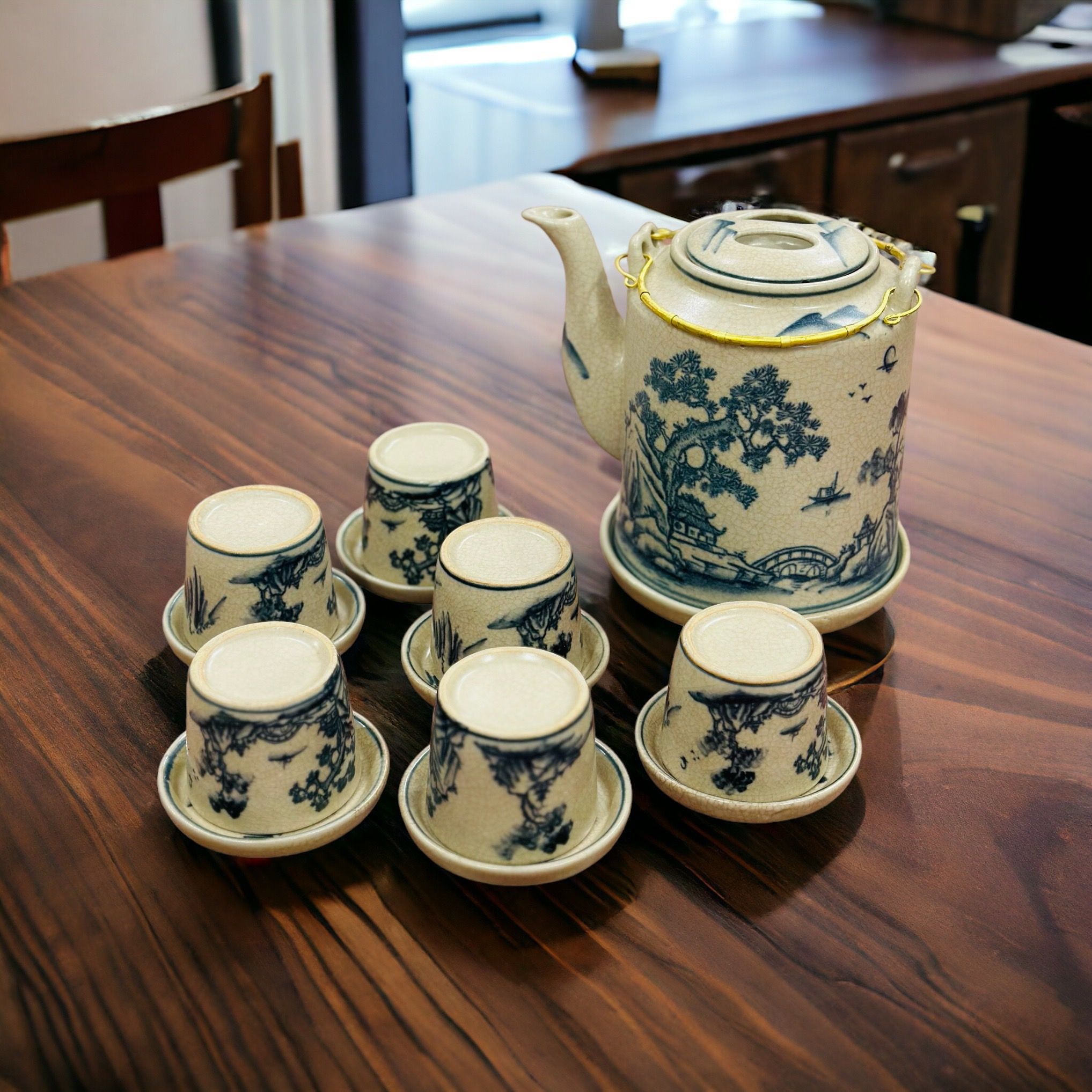  BỘ TÍCH CHÉN MEN RẠN 