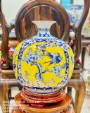  BÌNH HÚT TÀI LỘC VẼ VÀNG TỨ CẢNH 